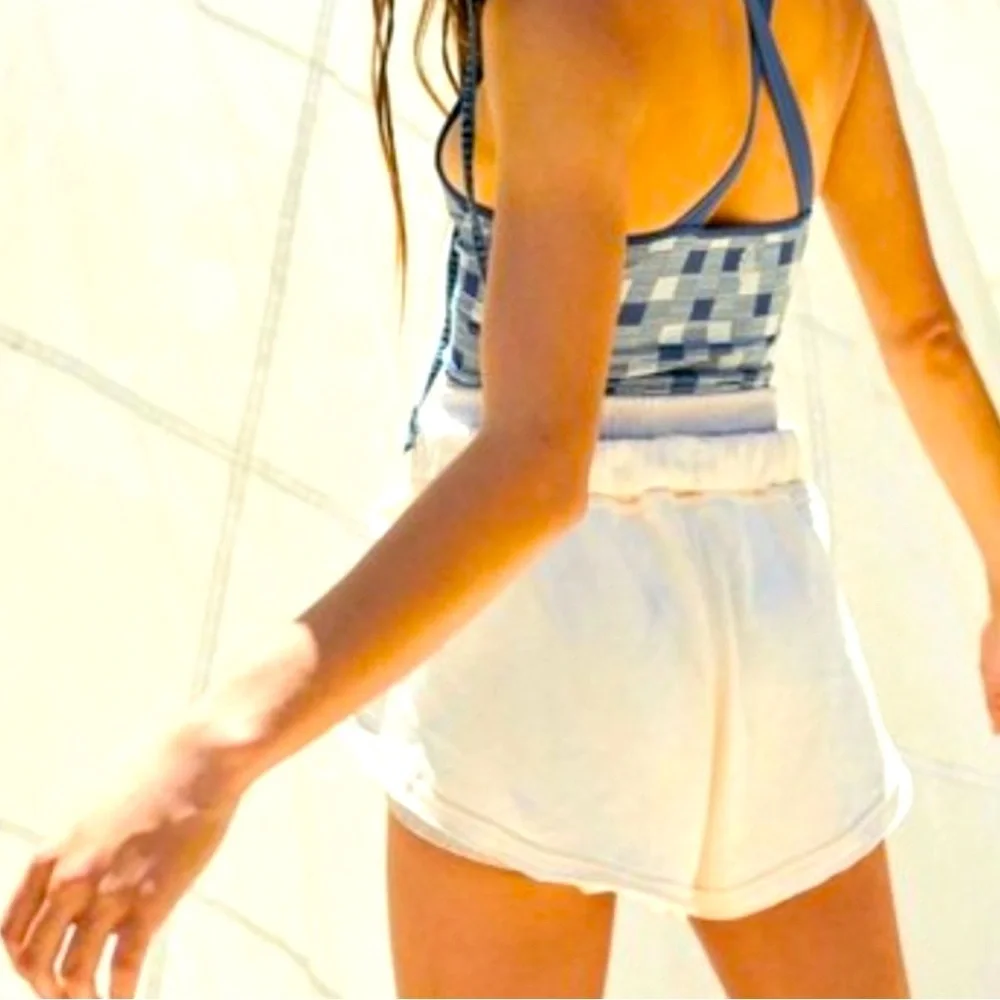 💫 FREE PEOPLE® The Way You Move Shorts Size XS Ivory NWT